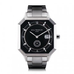 Sport Watch  -   Steel (Black Dial)